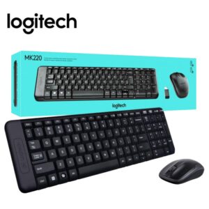 Logitech Wireless Mk220 Keyboard And Mouse Combo (black) - Image 1