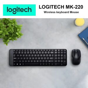 Logitech Wireless Mk220 Keyboard And Mouse Combo (black) - Image 2