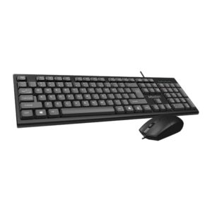 Meetion C100 Wired USB Combo,Keyboard and Mouse-Black - Image 1