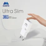 Majentik 30W GAN Ultra-Slim Charger | MC-008 - White - Image 3
