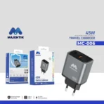 Majentik 45W PD Charger | MC-006 - Black
