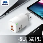 Majentik 45W PD Charger | MC-004 - White