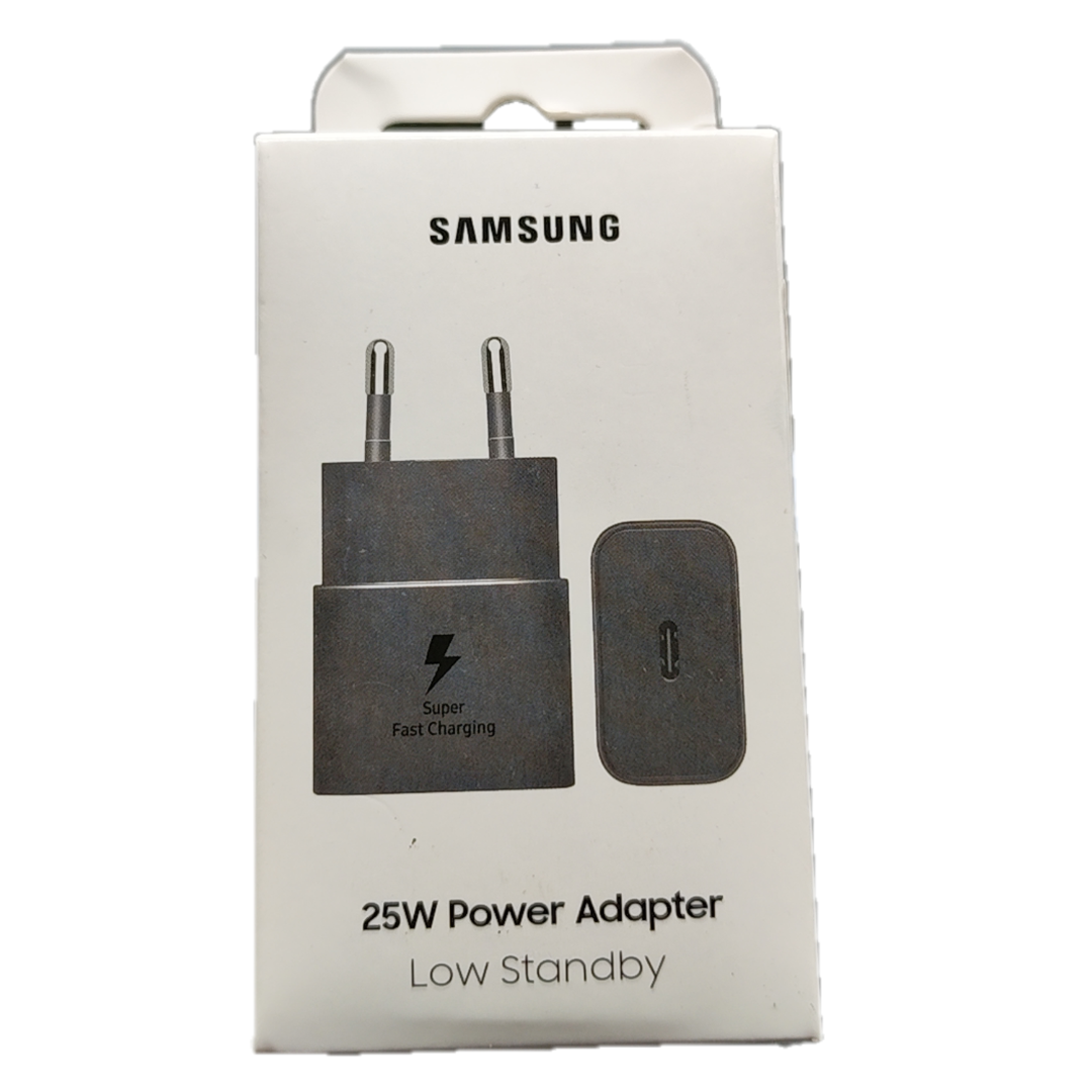 Untitled design (13) Samsung Original 25W Charger - Black - Image 1