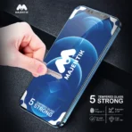 Majentik 5 Strong Transparent Screen Protector For iPhone 12 Pro Max - Image 3
