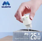 Majentik 25W PD Charger | MC-001 - White - Image 2