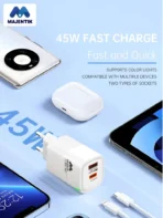 Majentik 45W PD Charger | MC-004 - White - Image 2
